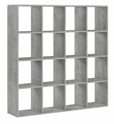 Libreria Ippocrate Grigio Cenere con 16 scaffali 