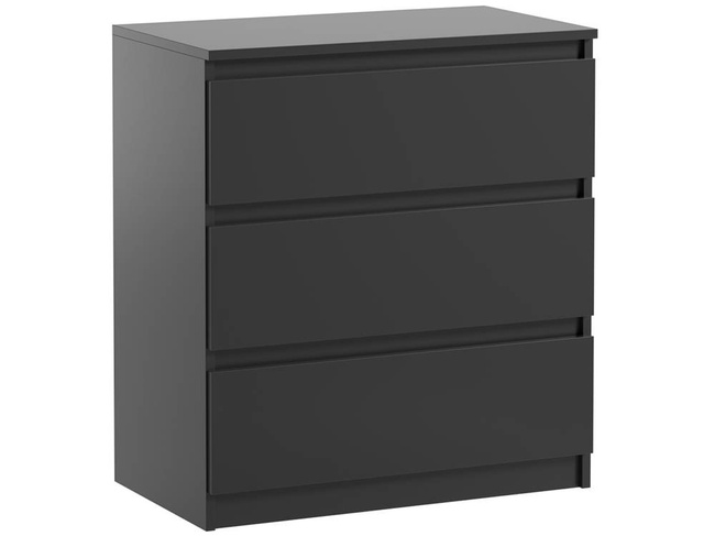 Cassettiera Pari 3 Nero Opaco 