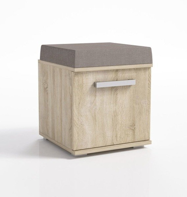 Pouf da ingresso Merlin Sonoma 48 x 40 x 35 cm