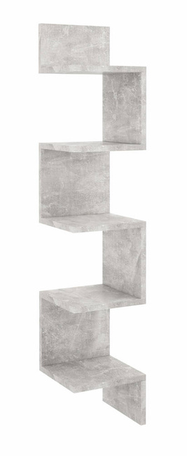 Mensola angolare Pascal Grigio Cenere 25 x 125 cm