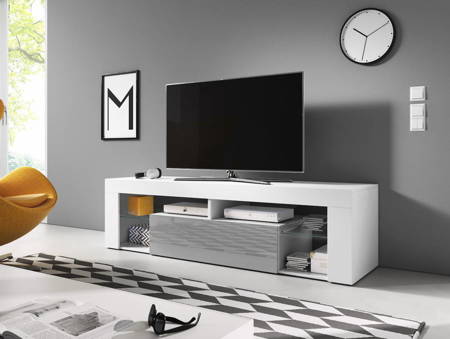 Mobile TV Denali 160 dal colore bianco opaco e grigio lucido